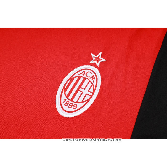 Chandal del AC Milan 23-24 Manga Corta Rojo